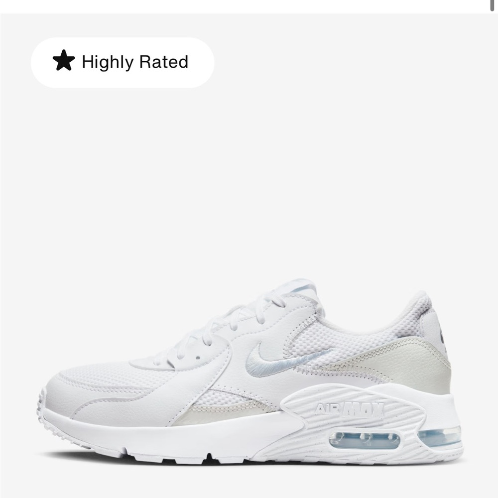 Women Nike Air Max Excee White and Gray Sneakers